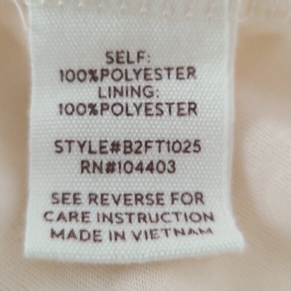 BLU PEPPER WOMEN'S PEASANT BABYDOLL CREAM BLOUSE TEXTURED FLOWY SZ LARGE - Picture 10 of 11